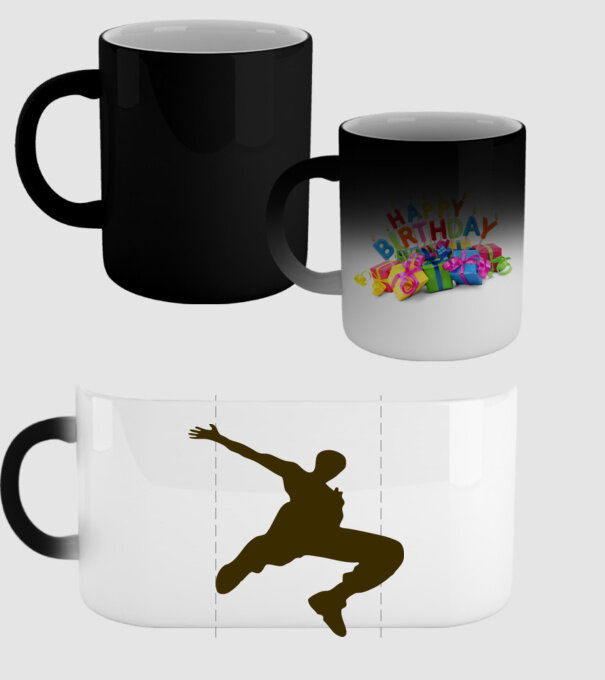 Logo Parkour model negru pe tricou