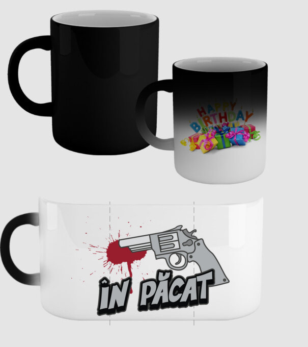 în păcat model negru pe tricou