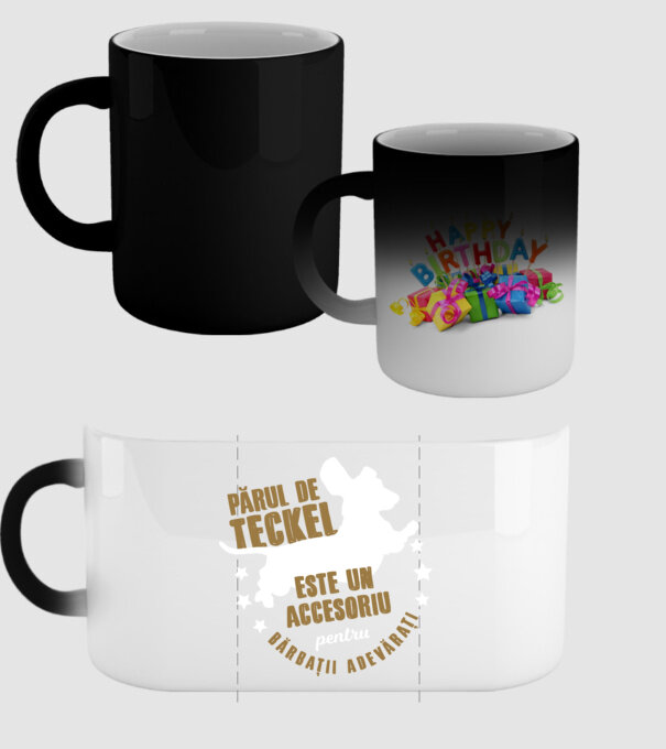 părul de teckel este un accesoriu pentru bărbații adevărați model negru pe tricou