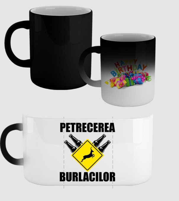 petrecerea burlacilor model negru pe tricou