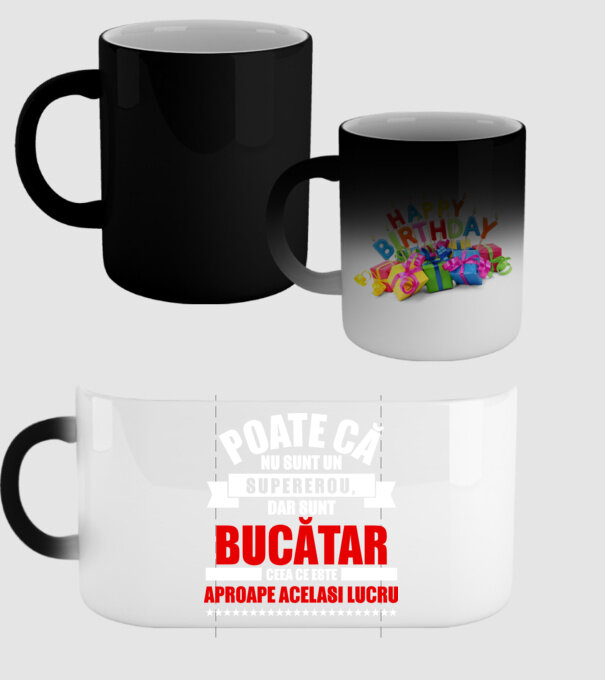 Poate că nu sunt un supererou, dar sunt BUCĂTAR, ceea ce este aproape același lucru model negru pe tricou