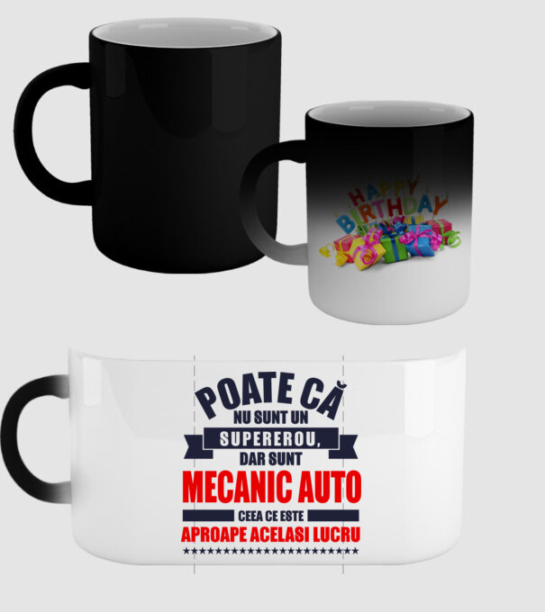 Poate că nu sunt un supererou, dar sunt MECANIC AUTO, ceea ce este aproape același lucru model negru pe tricou