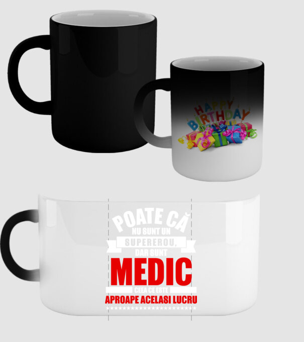 Poate că nu sunt un supererou, dar sunt MEDIC, ceea ce este aproape același lucru model negru pe tricou