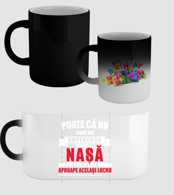 Poate că nu sunt un supererou, dar sunt nașă, ceea ce este aproape același lucru model negru pe tricou