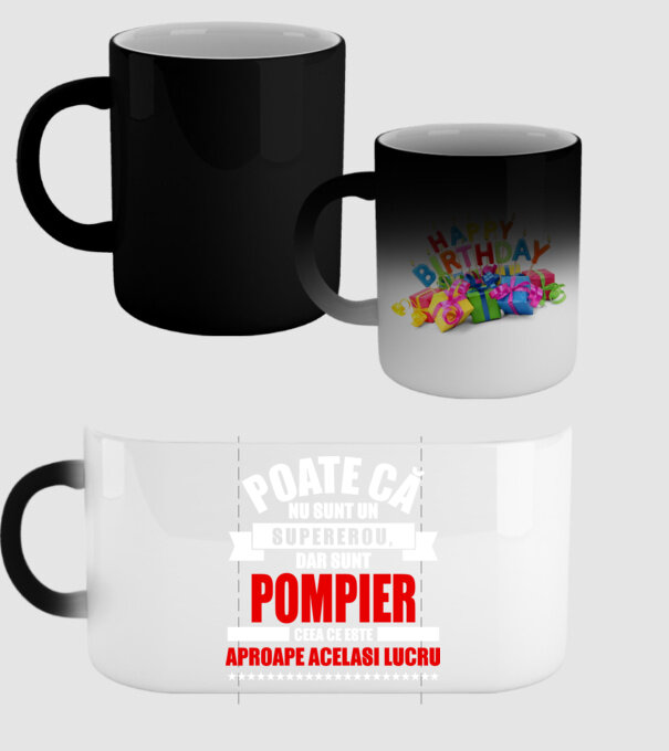 Poate că nu sunt un supererou, dar sunt POMPIER, ceea ce este aproape același lucru model negru pe tricou