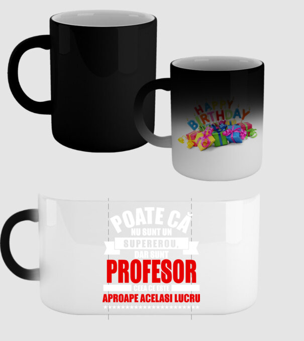 Poate că nu sunt un supererou, dar sunt PROFESOR, ceea ce este aproape același lucru model negru pe tricou