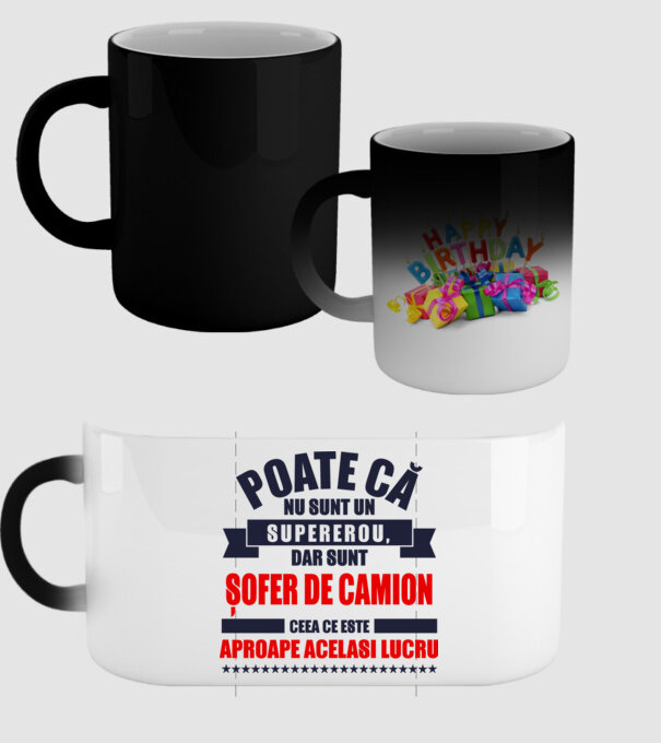 Poate că nu sunt un supererou, dar sunt ȘOFER DE CAMION, ceea ce este aproape același lucru model negru pe tricou