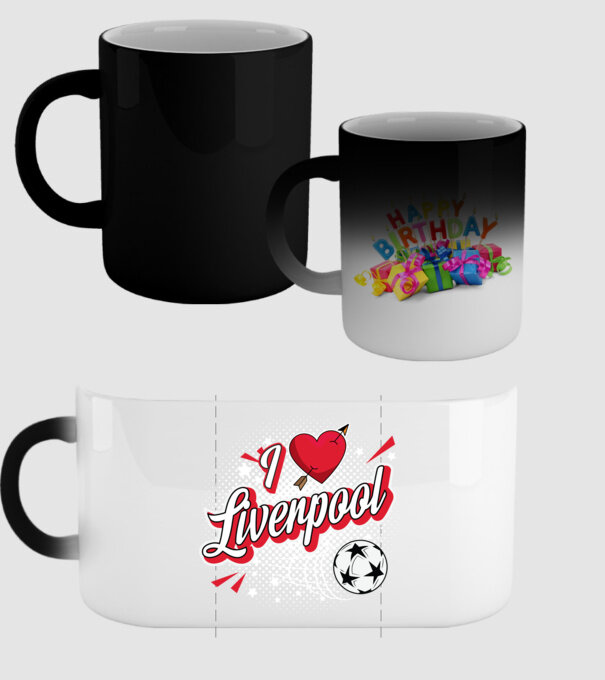 Popart Liverpool model negru pe tricou