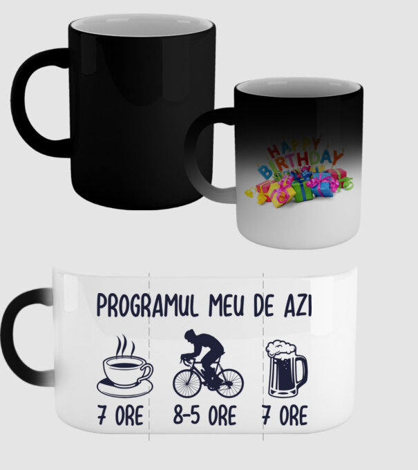 Programul meu de azi: 7 ore, 8-5 ore, 7 ore model negru pe tricou