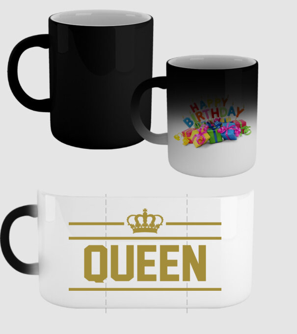 Queen model negru pe tricou