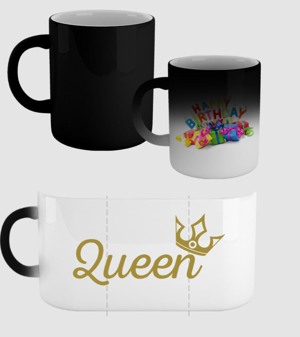 Queen model negru pe tricou