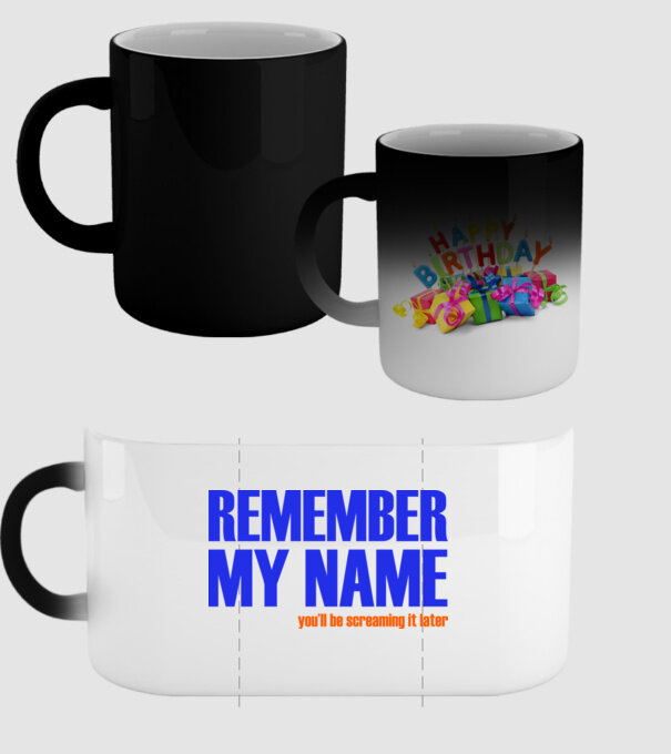 Remember My Name model negru pe tricou