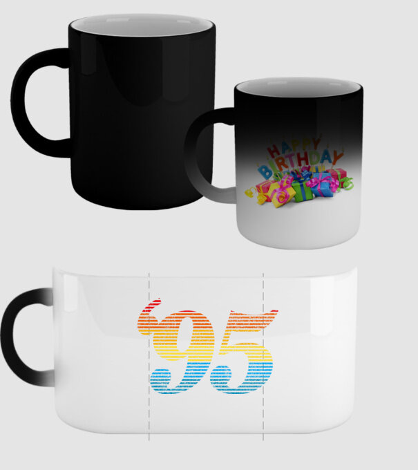 Retro Birthday 1995 model negru pe tricou