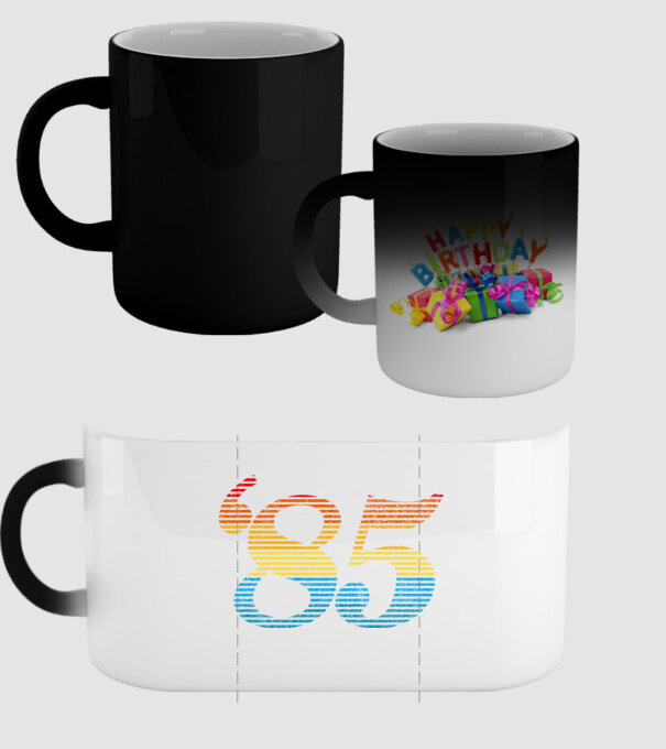Retro Birthday 1985 model negru pe tricou