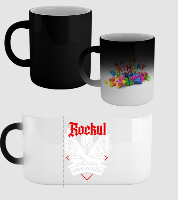 Rockul este etern și indestructibil model negru pe tricou