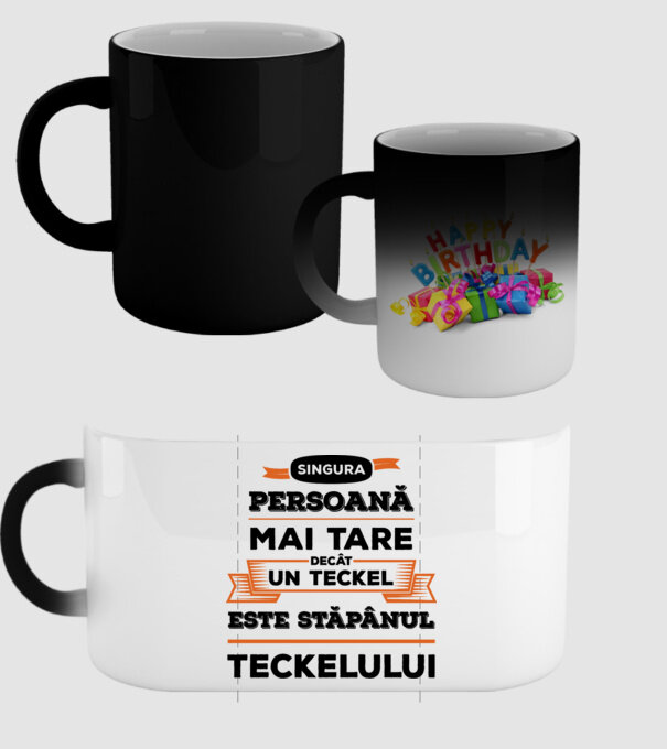singura persoană mai tare decât un Teckel este stăpânul Teckelului model negru pe tricou