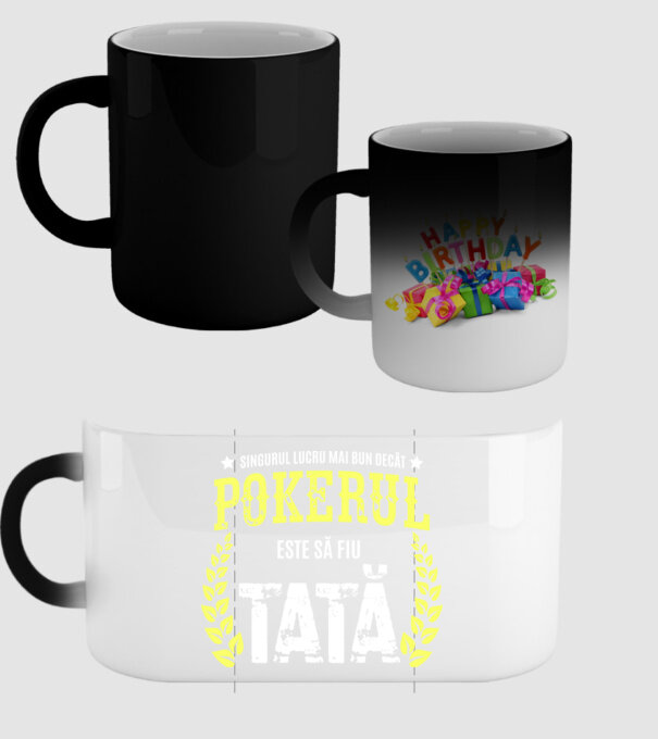 Singurul lucru mai bun decât pokerul este să fiu tată model negru pe tricou