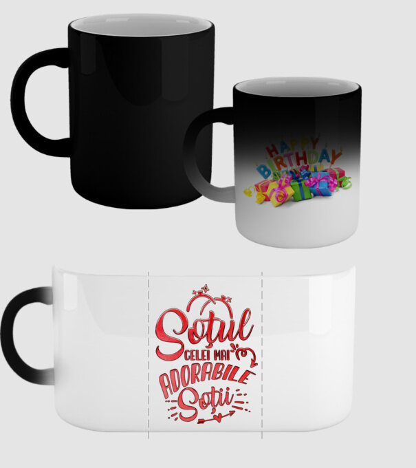 Soțul celei mai adorabile soții model negru pe tricou