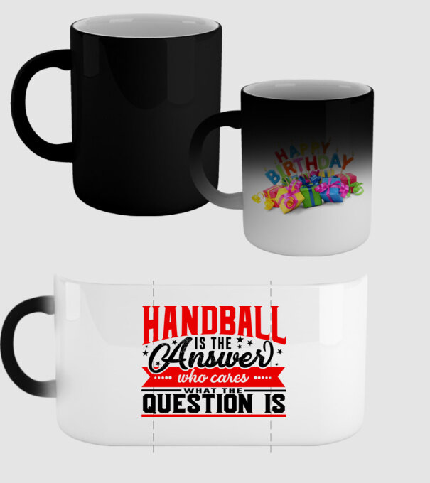 Sport is the answer HANDBALIST model negru pe tricou