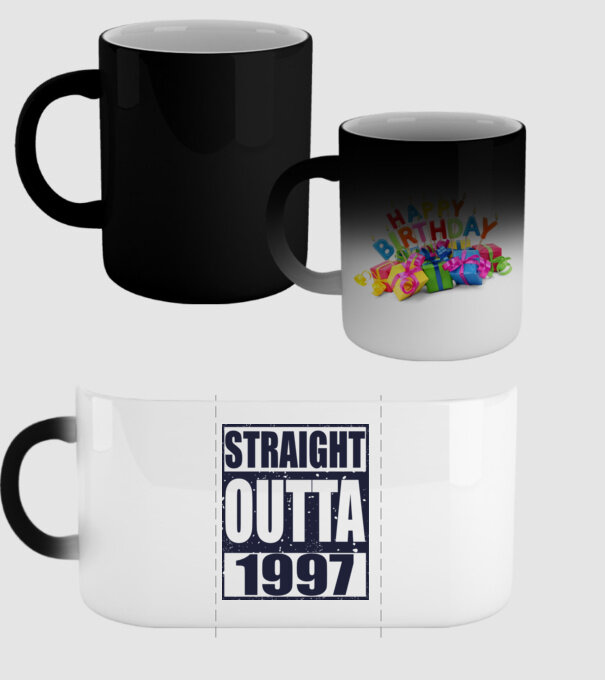 Straight Outta - 1997 model negru pe tricou