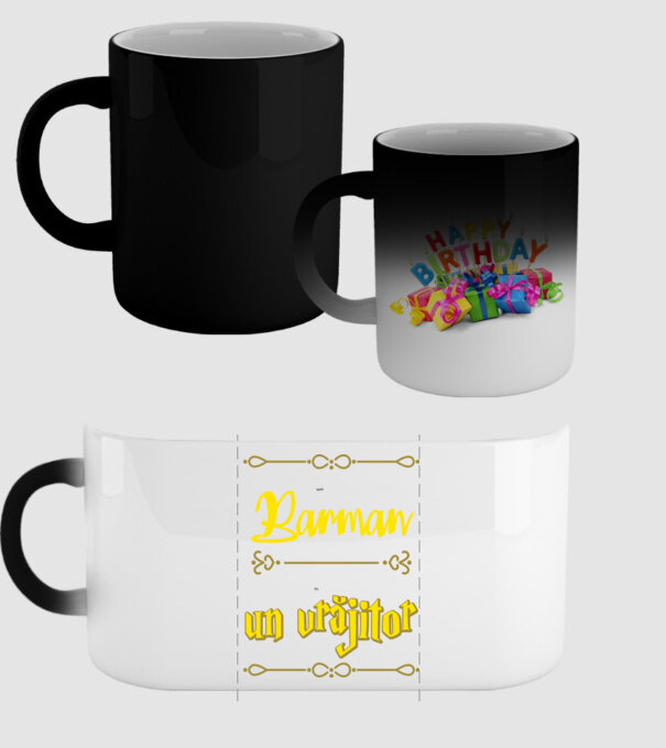 Sunt Barman, nu un vrăjitor model negru pe tricou