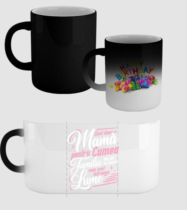 Sunt doar o mamă pentru lumea din jur, dar pentru familia mea sunt întreaga lume! model negru pe tricou