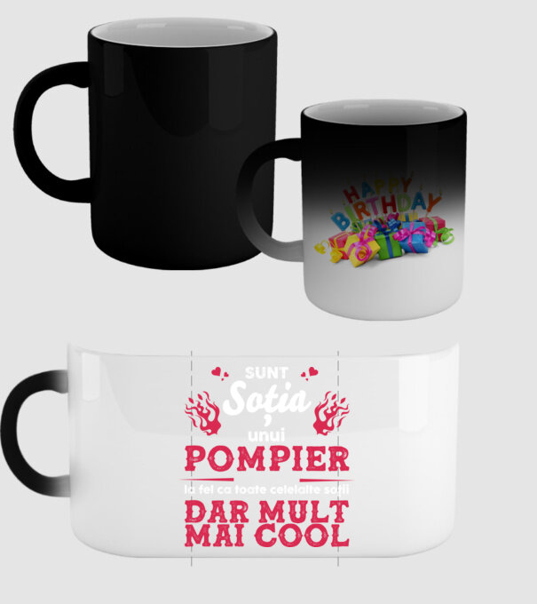 sunt soția unui pompier, la fel ca toate celelalte soții, dar mult mai cool D8416418 model negru pe tricou