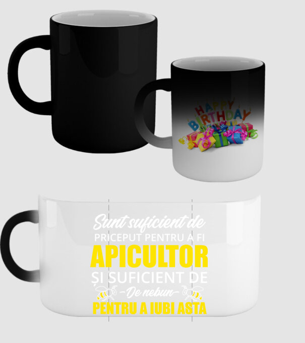 Sunt suficient de priceput pentru a fi APICULTOR și suficient de nebun pentru a iubi asta model negru pe tricou