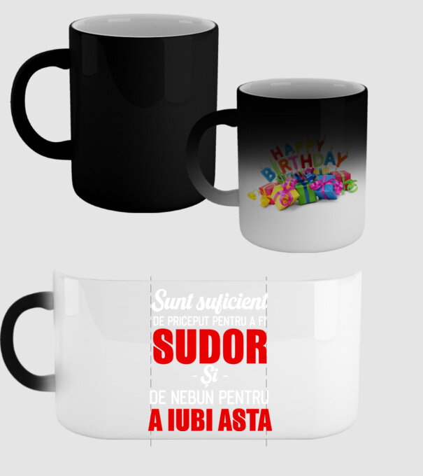 Sunt suficient de priceput pentru a fi SUDOR și suficient de nebun pentru a iubi asta model negru pe tricou