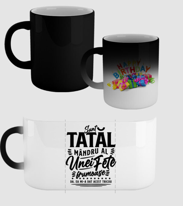 Sunt tatăl mândru al unei fete frumoase - da, ea mi-a dat acest tricou model negru pe tricou