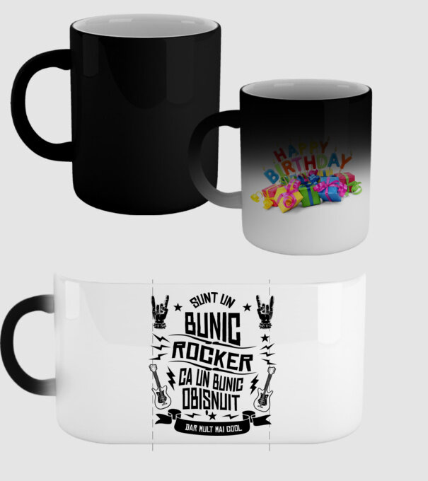 Sunt un bunic rocker, ca un bunic obișnuit, dar mult mai cool model negru pe tricou