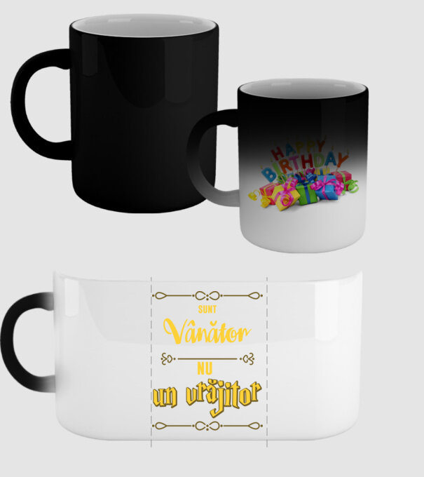 Sunt vânător, nu un magician model negru pe tricou