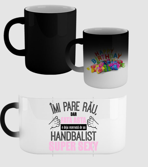 Îmi pare rău, dar fata asta e deja rezervată de un HANDBALIST super sexy model negru pe tricou