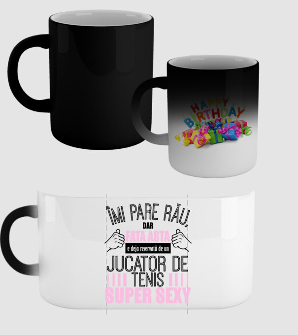 Îmi pare rău, dar fata asta e deja rezervată de un JUCĂTOR DE TENIS super sexy model negru pe tricou