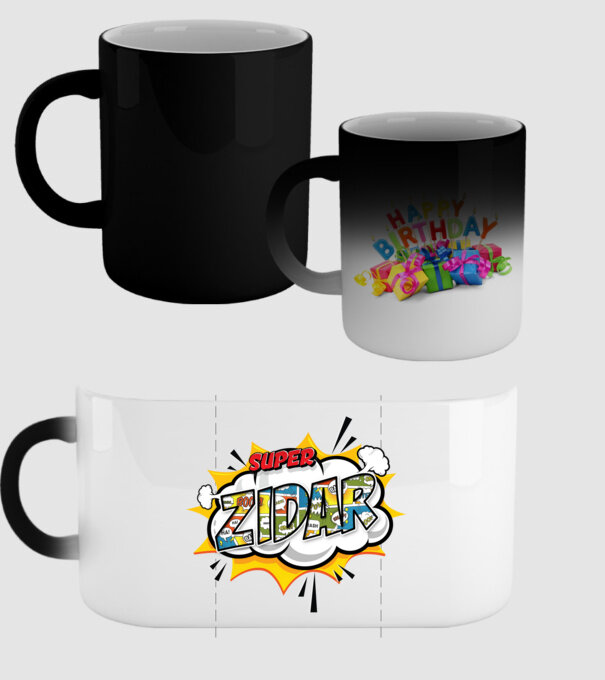 Super Zidar model negru pe tricou