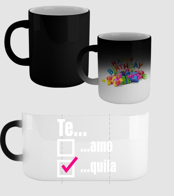 Te...quila model negru pe tricou