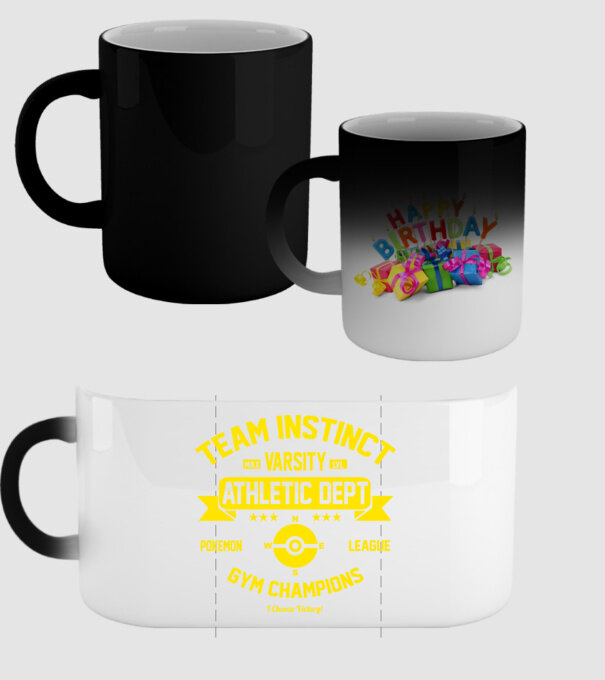 Team instinct champions model negru pe tricou