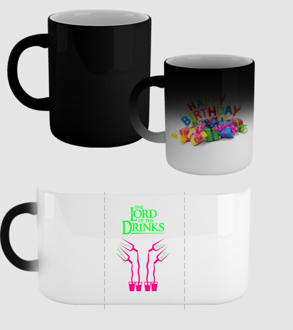 The Lord Of The Drinks model negru pe tricou