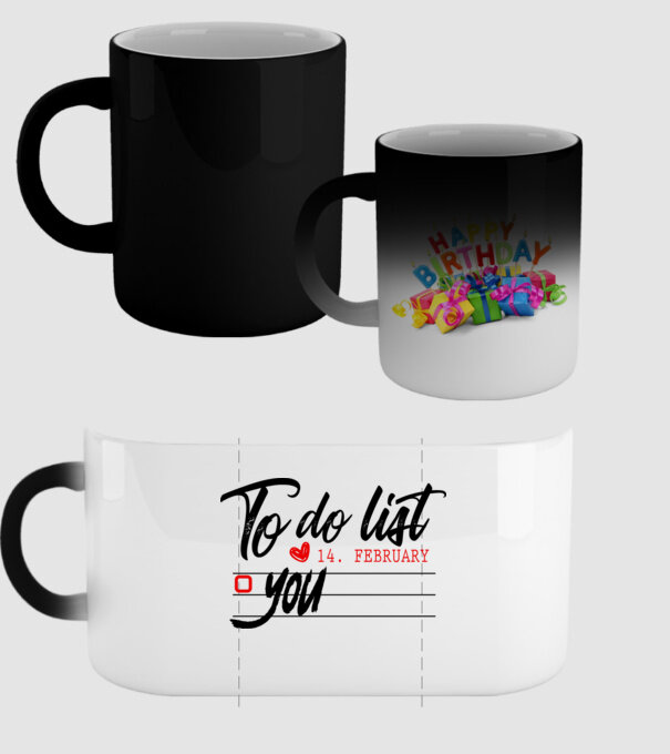 To do list model negru pe tricou