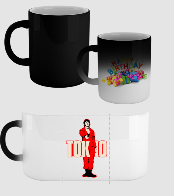 tokyo la casa de papel model negru pe tricou
