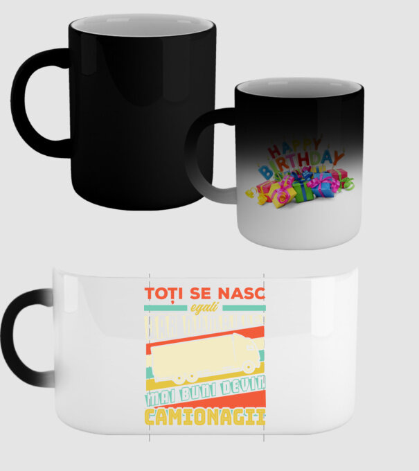 Toți se nasc egali, dar numai cei mai buni devin camionagii model negru pe tricou
