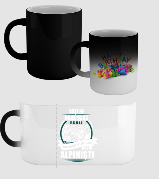 toți se nasc egali, dar numai cei mai buni devin alpiniști model negru pe tricou