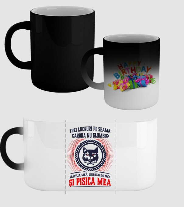 trei lucruri pe seama cărora nu glumesc: familia mea, libertatea mea și pisica mea model negru pe tricou