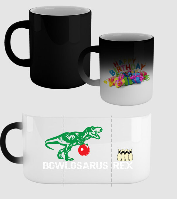 Trex model negru pe tricou