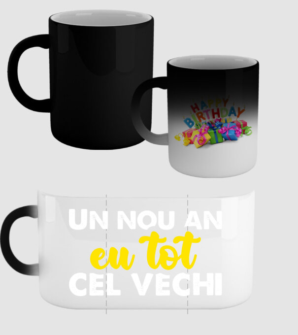 Un nou an, eu tot cel vechi model negru pe tricou