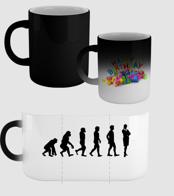 Evoluție femeie de afaceri model negru pe tricou