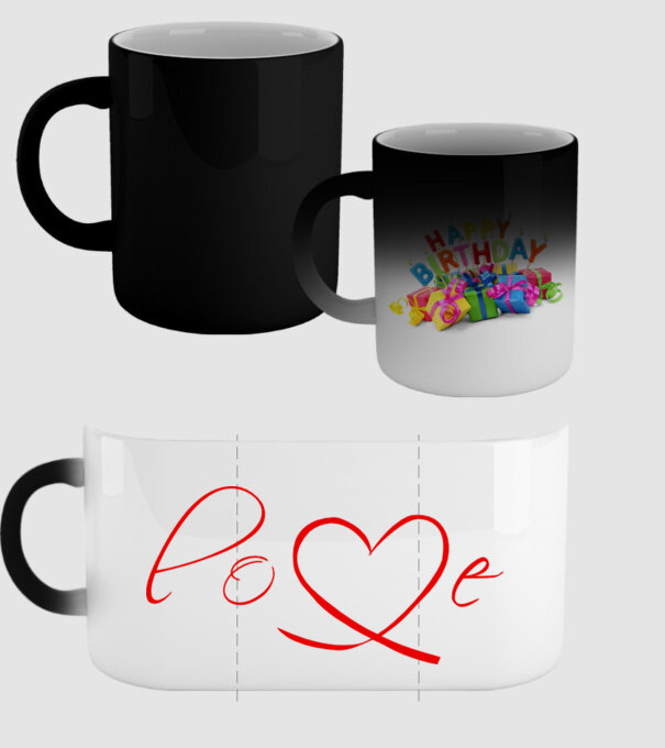 Love Valentines day model negru pe tricou