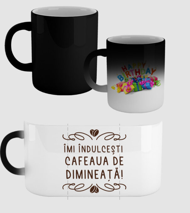 Valentine îmi îndulcești cafeaua de dimineață model negru pe tricou