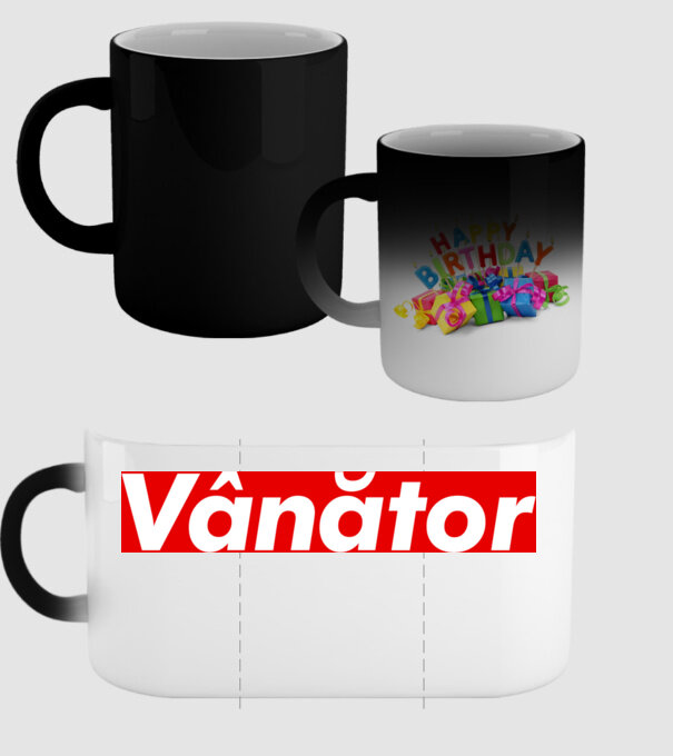 vânător model negru pe tricou
