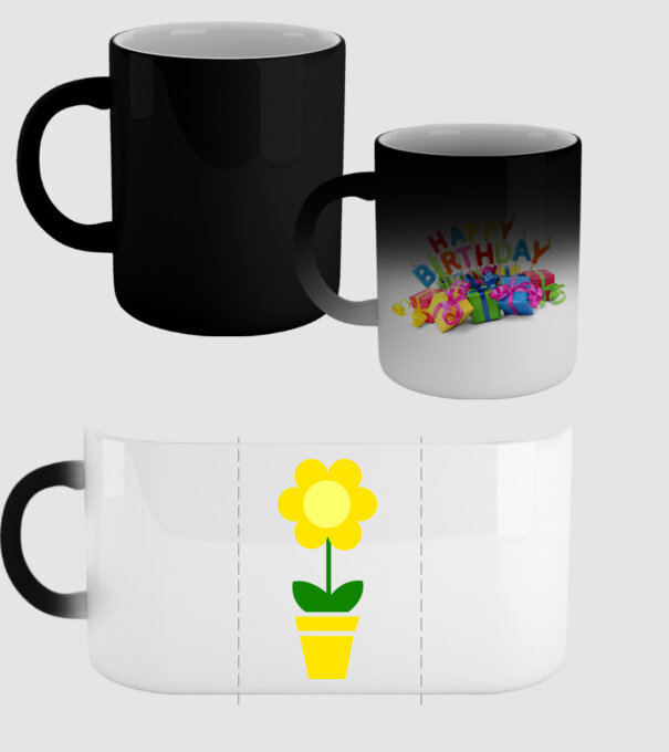Flower model negru pe tricou